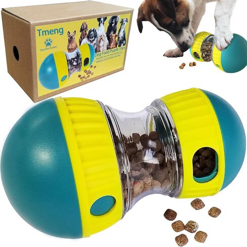 Dog Food Puzzle Toys, Adjustable Dog Treat Dispensing Dog Toys, Interactive Chase Slow Feeder for Boredom and Stimulating, IQ Training for Small Medium Large Dogs in Kuwait