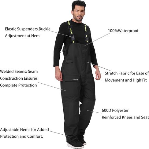 سترة الإبحار الساحلية للرجال مقاومة للماء وقابلة للتنفس وبنطلون صدريات متطابقة بشكل عام مجموعة كومبو من معدات الطقس السيئ in Kuwait