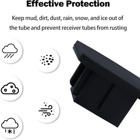 غطاء عقبة مربع مربع 2 بوصة - غطاء قابس أنبوب القطر السوداء السوداء من الفئة 3/4/5. in Kuwait