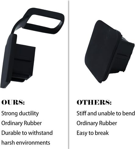 غطاء عقبة مربع مربع 2 بوصة - غطاء قابس أنبوب القطر السوداء السوداء من الفئة 3/4/5. in Kuwait