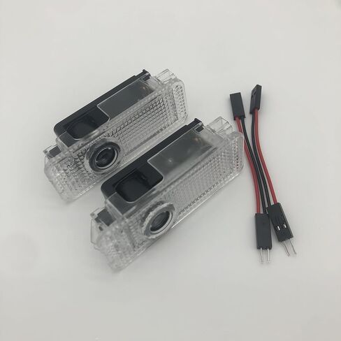 2pc Car Door Light Logo Projector Compatible with BMW 1 2 3 4 5 6 7 Series, X1 X2 X3 X4 X5 X6 X7, Z GT M2/M3/M4/M5 Laser Shadow Courtesy Welcome Lamp (Standard Logo) in Kuwait