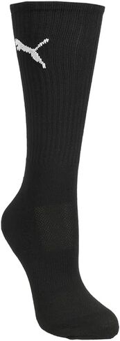 PUMA MENS 6PK MENS Terry Crew Socks - Black - Size 10-13 in Saudi Arabia