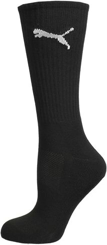 PUMA MENS 6PK MENS Terry Crew Socks - Black - Size 10-13 in Saudi Arabia
