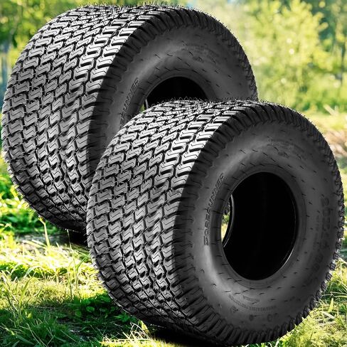 YINTAHECH 18x8.5-8 Lawn Mower Tires, 18x8.5-8 Tractor Turf Tires, 18x8.5x8 NHS Tires, 4PR/Ply Tubeless(Set of 2) in Kuwait