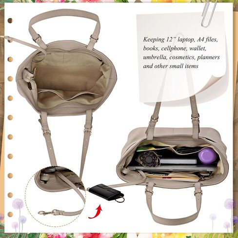 Banuce Large Capacity Leather Tote Bag for Women Shoulder Satchel Purses and Handbags Hobo Bag in Kuwait