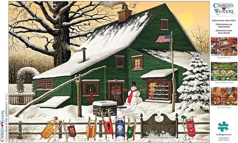 Buffalo Games - Charles Wysocki - Cocoa Break at The Copperfields - 500 Piece Jigsaw Puzzle Multi, 21.25"L X 15"W in Saudi Arabia