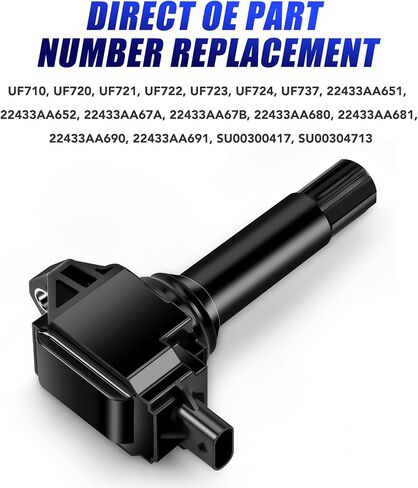 Set of 4 Ignition Coil Pack and Spark Plugs Fits for 2.0 2.5 H4 Subaru Impreza Crosstrek Legacy Forester Outback 2013 2014 2015 2.0L 2.5L Replaces# UF710 UF724 in Saudi Arabia