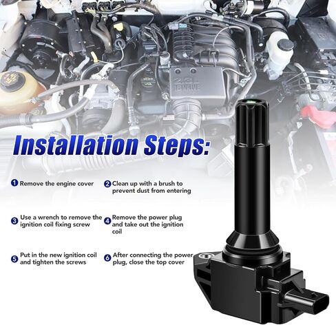Set of 4 Ignition Coil Pack and Spark Plugs Fits for 2.0 2.5 H4 Subaru Impreza Crosstrek Legacy Forester Outback 2013 2014 2015 2.0L 2.5L Replaces# UF710 UF724 in Saudi Arabia