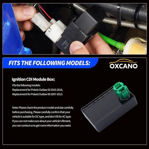 Ignition CDI Module Box Replacement for Polaris Outlaw 50 ATV 2010 2011 2012 2013 2014 2015 2016, Outlaw 90 ATV 2007 2008 2009 2010 2011 2012 2013 in Saudi Arabia