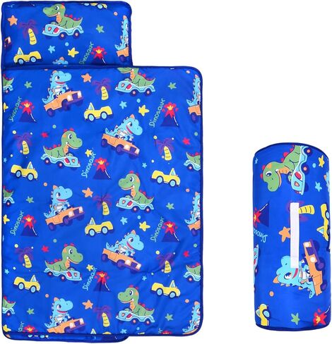 سجادة قيلولة للأطفال الصغار من كلويل لمرحلة ما قبل المدرسة مع وسادة قابلة للإزالة - أكياس نوم للأطفال الصغار - سجادة نوم ملفوفة ومحمولة للأطفال الصغار للسفر في مرحلة ما قبل المدرسة للرعاية النهارية in Kuwait