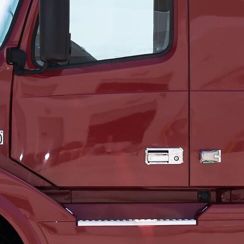 United Pacific 41618 Chrome Plastic Volvo Exterior Door Handle Cover (Set of 2) in Saudi Arabia