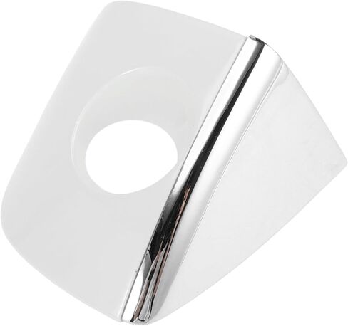 Front Left Exterior Door Handle Cover Lock Cap for Audi Q5 8R 2013-2017 No.8T0837879 ABS White 1 Pc in Saudi Arabia