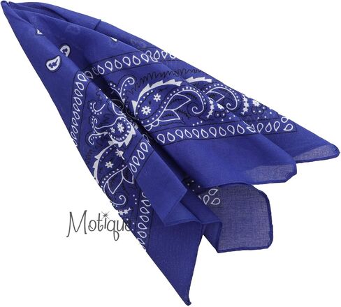 Motique Accessories بيزلي باندانا باللون الذهبي - الأرجواني in Saudi Arabia