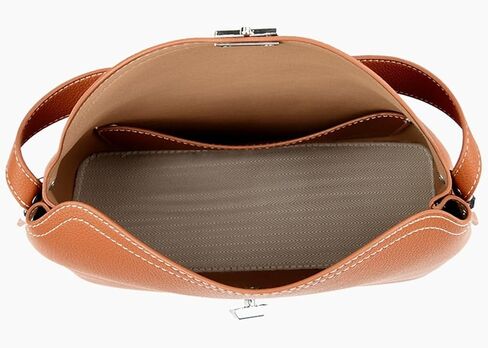 Molodo Women's Minimalist PU Leather Crossbody Bag Metal Buckle Bottom Rivets Large Capacity Commute Handbag in Saudi Arabia