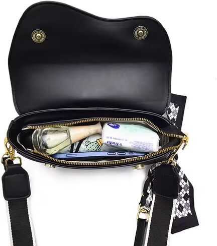 حقيبة Crossbody للنساء - محفظة كتف نباتي صغير ، وحقيبة يد ميني سفر خفيفة الوزن مع تفاصيل القوس in Saudi Arabia