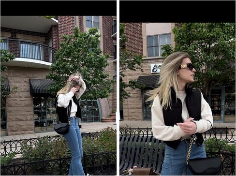 حقيبة Crossbody للنساء - محفظة كتف نباتي صغير ، وحقيبة يد ميني سفر خفيفة الوزن مع تفاصيل القوس in Saudi Arabia