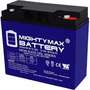 Mighty Max Battery 12V 18AH Gel Replaces Battery for Mini Rider Compact Scooter in Saudi Arabia
