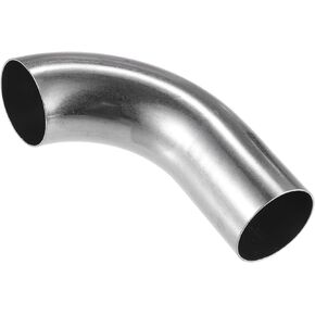 ACROPIX Bend Elbow Pipe Tube, 1.5" OD 4.72" 2.95" Leg 90 Degree DIY Exhaust Pipe Intercooler Air Intake Tube Universal for Car Automotive Durable 304 Stainless Steel Silver Tone Car Parts in Kuwait
