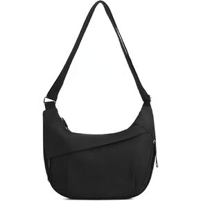 Crescent Bags for Women Nylon Hobo Crossbody Bags Casual Shoulder Handbags Multi-Pocket Sling Bag Lightweight Crossbody Purse in Kuwait