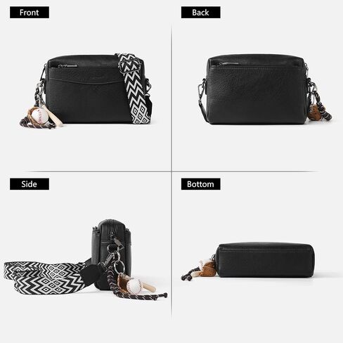 Crossbody يحافظ على Crossbody البسيط مع حزام الكتف قابل للإزالة ، حقيبة كروس متعددة الجيبات للنساء in Kuwait