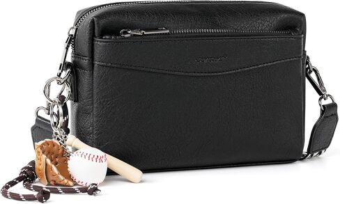Crossbody يحافظ على Crossbody البسيط مع حزام الكتف قابل للإزالة ، حقيبة كروس متعددة الجيبات للنساء in Kuwait