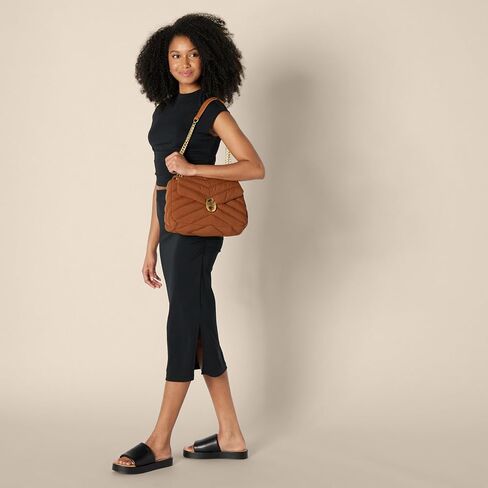 Amazon Essentials Women's Soft Quilted Flap Bag in Saudi Arabia