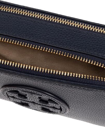 Tory Burch Women's Navy Pebbled Leather Mini Miller Crossbody Bag, One Size in Kuwait