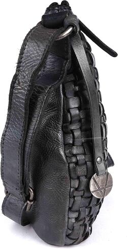 Genuine Leather Crossbody Sling Bag for Women, Purse for Women Trendy Casual Office Bag with Adjustable Strap in Saudi Arabia