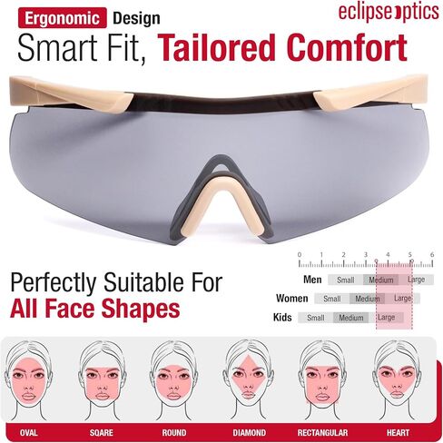 نظارات السلامة - نظارات الرماية (ANSI Z87.1+ ومعتمدة من CE)، تصنيف UV400، إطار TR90، عدسات قابلة للتبديل، خفيفة الوزن، حماية للعين مقاومة للكسر (أخضر) in Saudi Arabia