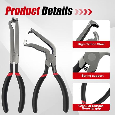 3pcs cliers electrical disconnect ، phelectrical connector cliers 37960،37980 ، فاصل موصل أداة إزالة الموصل الكهربائي 13120 ، مجموعة أداة فصل خط الوقود in Kuwait