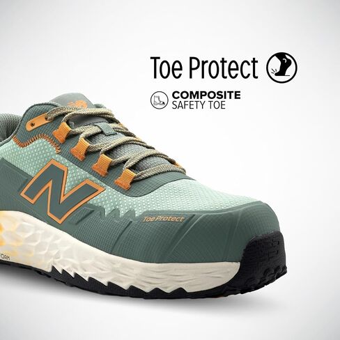 توازن جديد في الرغوة الطازجة Cremorne Composite Toe Safety For Women - Non Slip ، خطر كهربائي - واسعة ، أسود ، منخفضة منخفضة in Saudi Arabia