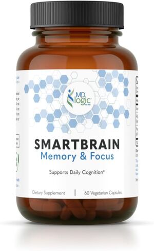 SmartBrain بواسطة MD Logic Health® للأداء العقلي والتركيز والوضوح والتركيز - صنع في نيويورك in Saudi Arabia