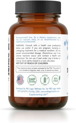 SmartBrain بواسطة MD Logic Health® للأداء العقلي والتركيز والوضوح والتركيز - صنع في نيويورك in Saudi Arabia
