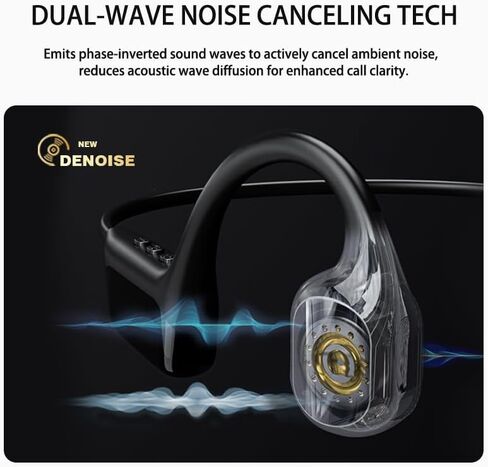 Swimming Headphones Bone Conduction Open Ear Headset MP3 Player Built-in 32G Memory IP68 Underwater Waterproof Stereo Bluetooth Earphone LED Screen for Driving Bicycling Running Skiing-S10 Green in Kuwait