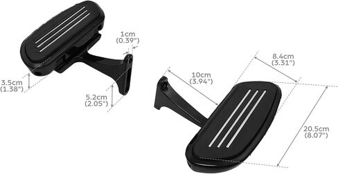 Green-L Driver&Passenger Floorboard Front&Rear Footboard Kit Fit for Harley Touring Road King Street Glide Electra Glide Ultra 1993-2025 in Saudi Arabia