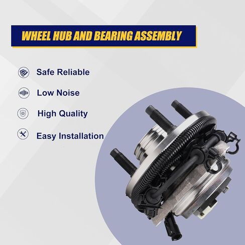 KUSATEC 515027 Front Wheel Bearing and Hub Assembly Compatible with 1998-2000 Ford Ranger, Mazda B4000, 5 Lug Bolts w/ABS in Saudi Arabia