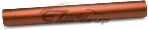 Ezautowrap ساتان الساتان كروم برونزية فينيل لف ملصق ملصق ملصق مع إطلاق الهواء - 4 "x8" (10 سم × 20 سم) in Saudi Arabia