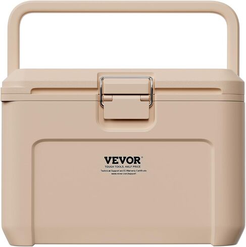 VEVOR Ultra-Light Hard Cooler 52 QT, Ice Retention Cooler with Heavy Duty Handle, Ice Chest Lunch Box for Camping, Travel, Outdoor, Keeps Cool for up to 6 Days, 30% Lighter Than Rotomolded Coolers in Saudi Arabia