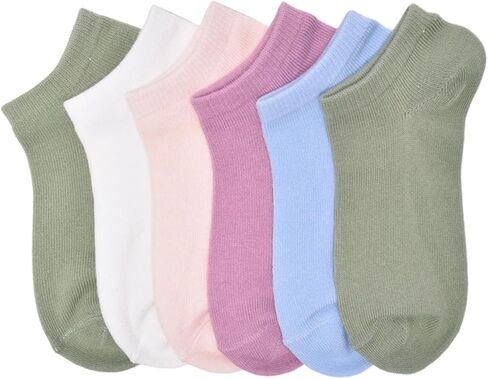 Gap Girls Girls Sights ، جوارب أطفال متعددة الحزمة ، ناعمة وممتدة ، مريحة ، أبيض بصري (6 حزم ، 6-8) ، 6-8 in Kuwait