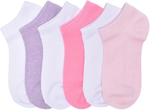 Gap Girls Girls Sights ، جوارب أطفال متعددة الحزمة ، ناعمة وممتدة ، مريحة ، أبيض بصري (6 حزم ، 6-8) ، 6-8 in Kuwait