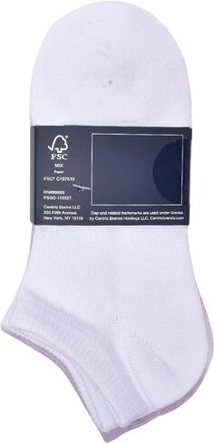 Gap Girls Girls Sights ، جوارب أطفال متعددة الحزمة ، ناعمة وممتدة ، مريحة ، أبيض بصري (6 حزم ، 6-8) ، 6-8 in Kuwait