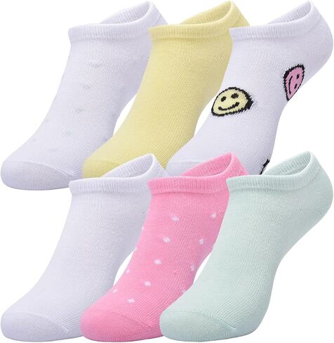 Gap Girls Girls Sights ، جوارب أطفال متعددة الحزمة ، ناعمة وممتدة ، مريحة ، أبيض بصري (6 حزم ، 6-8) ، 6-8 in Kuwait