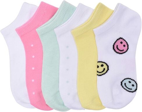 Gap Girls Girls Sights ، جوارب أطفال متعددة الحزمة ، ناعمة وممتدة ، مريحة ، أبيض بصري (6 حزم ، 6-8) ، 6-8 in Kuwait