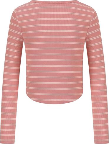 Roxy Girls' Long Sleeve Scoop Neck Henley Top in Saudi Arabia
