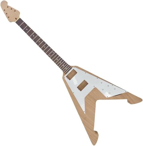 طقم جيتار جديد برقبة جيتار 22 فريت 24.75 بوصة مجموعة جيتار الماهوجني مرصعة بنقاط في لوحة خشب الورد (مرصعة بالنقاط) in Kuwait