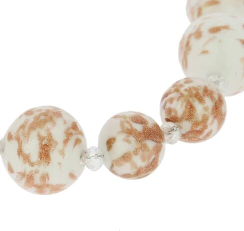 Glass Of Venice Murano Glass Starlight Balls Bracelet - White in Saudi Arabia