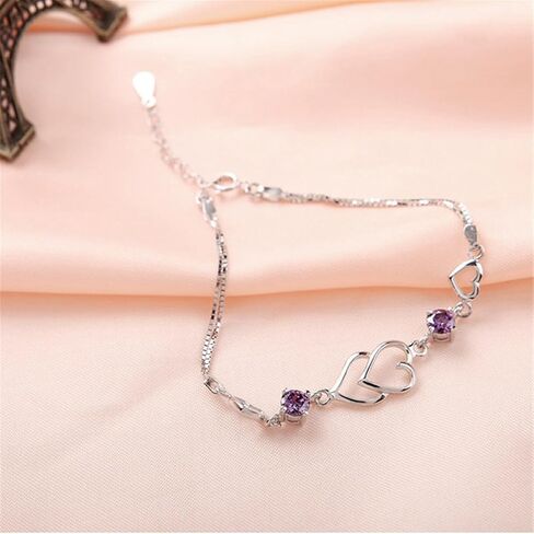 925 Sterling Silver Gold for Bracelets for Women Jewelry Birthday Wedding Gifts for Her Mom in Kuwait