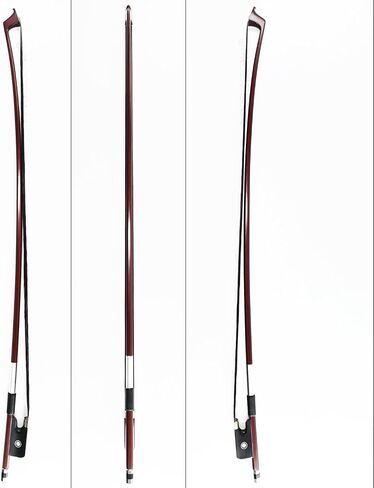 Grid Carbon Fiber Cello Bow 4/4 Size VINGOBOW 114C Advanced Level Full 71.5cm Fleur-de-lis Ebony Frog Well Balanced Light Weight Real Horse Hair Straight Stick Smooth Screw for Porfessional Player in Saudi Arabia