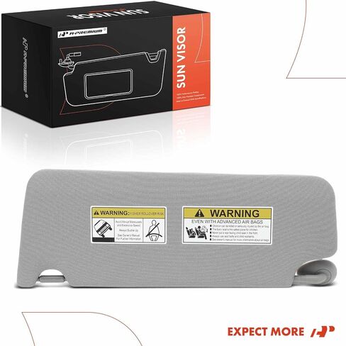 A-Premium Driver Left Side Sun Sungor متوافق مع Honda Pilot 2016-2022 ، Ridgeline 2017-2023 ، Passport 2019-2022-مع مرآة الغرور ، مع ضوء الغرور ، اللون الرمادي-يحل محل 83280TG7A12ZB in Saudi Arabia