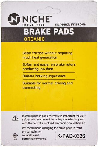 NICHE Brake Pad Set for Suzuki RM85 RM85L 59301-03820 69100-03880 Front Rear Organic in Saudi Arabia